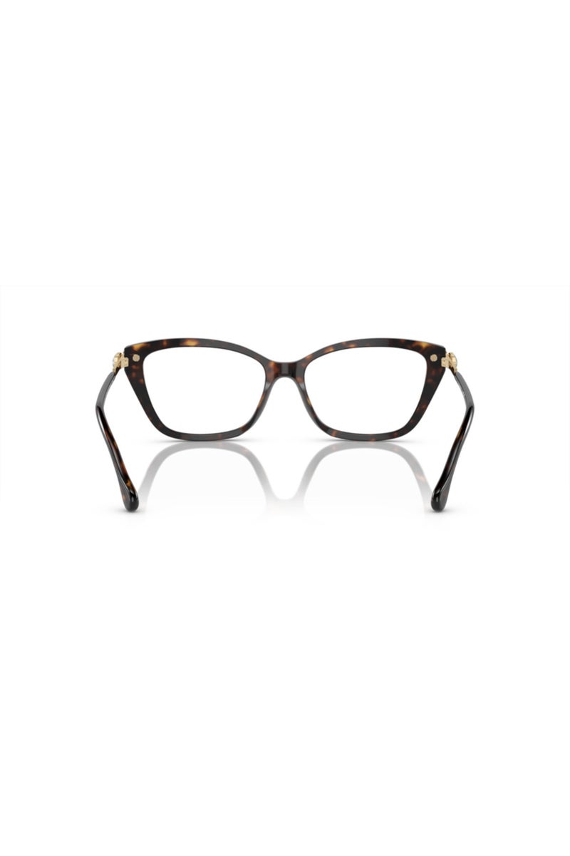 SWAROVSKI Cat Eye Eyeglasses for Women - Havana - 53mm Lens - Image 3